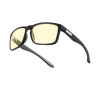 Gunnar occhiali videogiochi e computer | Modello: Intercept- Leggi Forza +1.0, Colore del Cornice: Onyx, Tinta de Lenti: Ambra (Blocca 65% luce blu e 100% UV luce)|luce blu bloccanti |lente brevettata