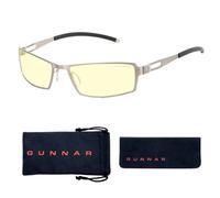 Gunnar occhiali videogiochi e computer | Modello: Sheadog, Colore del Cornice: Mercury, Tinta de Lenti: Ambra (Blocca 65% luce blu e 100% UV luce) | luce blu bloccanti | lente brevettata