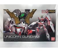 Gunpla 1/144 Bandai Gundam RG Unicorn Gundam kit modellino in plastica colorata