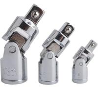 Gunpla 3 Pezzi Set di Giunto Cardanico Girevole Universale Impatto con Attacco Quadrato Connettore Albero Motore in Metallo 1/4" 3/8" 1/2" (6.3mm/10mm/12.5mm)