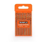 Gunpla Set Punte Trapano Professionali in Cobalto M35 HSS-CO 10 Pezzi 2.5mm per Metallo, Acciaio inossidabile, Alluminio, Legno, Ferro, Accessorio per Trapani
