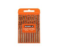 Gunpla Set Punte Trapano Professionali in Cobalto M35 HSS-CO 10 Pezzi 5.5mm per Metallo, Acciaio inossidabile, Alluminio, Legno, Ferro, Accessorio per Trapani