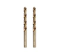 Gunpla Set Punte Trapano Professionali in Cobalto M35 HSS-CO 2 Pezzi 10mm per Metallo, Acciaio inossidabile, Alluminio, Legno, Ferro, Accessorio per Trapani