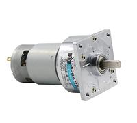 GUNQQIG Accessori XD-60GA775 motoriduttore 12V/24V Micro Piccolo Motore 35W Motore ad Alta velocità a Coppia Elevata Motore DC a Bassa velocità può Regolare la direzione(12V,50)