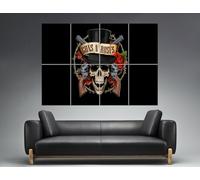 Guns N Rose Wall Arte locandina Grande Formato A0 Larghezza Stampa