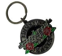 Guns N' Roses Argento Circle Band Logo Keychain