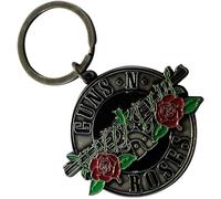 Guns N' Roses Argento Circle Band Logo Keychain Size One Size