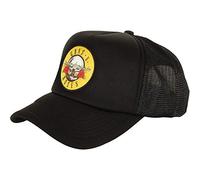 Guns N Roses Cappellino da Baseball Classic Band Logo Nuovo Ufficiale Nero Mesh Size One Size
