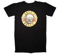 Rock Off Trade Vestito T-shirt donna Guns N' Roses Classic Logo autorizzato Taglia S