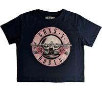 Guns N' Roses Classic Logo Navy Blue XL Donna Maglietta