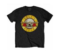 Guns N' Roses Classic Logo T-Shirt Ufficiale ROCK OFF - Camiseta Uomo