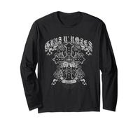 Guns N' Roses - Croce bianca vintage ufficiale Maglia a Manica