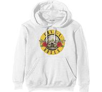 Guns N Roses - Felpa # Xxs Unisex White # Classic Logo