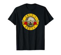 Guns 'n' Roses Hard Rock Band Bullet Logo by Rock Off Maglietta