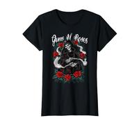 Guns N' Roses - Mietitore Ufficiale di Rose Maglietta, Donna, Nero, M
