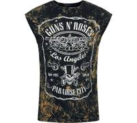 Guns N' Roses Paradise City Uomo Canotta Multicolore 100% Cotone Regular