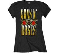 Guns N' Roses: Rock Off - Big Guns (T-Shirt Donna Tg. M) -