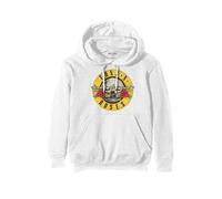 Guns N Roses - Guns N' Roses Felpa con Cappuccio Classic Band Logo Nuovo Ufficiale Unisex Size M