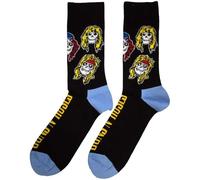 Guns N' Roses Skulls Band Logo Ankle Calzini Size One Size
