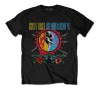Guns N' Roses Use Your Illusion Circle Splat ufficiale Uomo maglietta unisex