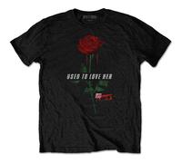 Guns N' Roses 'Used To Love Her Rose' (Nero) T-Shirt - NUOVO E UFFICIALE