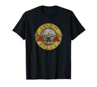 Guns N' Roses Vintage Bullet Logo Hard Rock Music Band Maglietta