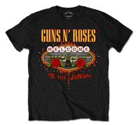 Guns N' 'Roses Welcome To The Giungla' T-Shirt - Nuovo