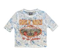Guns N' Roses Welcome To The Jungle Mesh Crop Top Size S