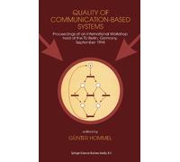 Gunter Hommel Quality of Communication-Based Systems (Copertina rigida)