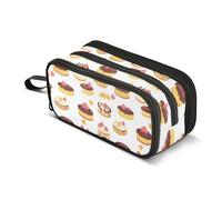 GuoChe Astuccio per matite in nylon per la scuola con torta di grande capacità per scuola superiore cancelleria per studenti scolastici preppy