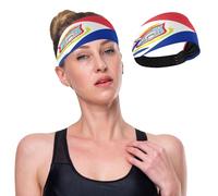 GuoChe Bandiera di Sint Maarten Fasce di raffreddamento per capelli da donna elastici per capelli per capelli da donna per fare