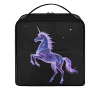 GuoChe Beauty case per cosmetici, motivo: stelle magiche, spazio, stelle, cielo | Borsa da toilette da viaggio con divisori di grande capacità da appendere con scomparti e maniglia