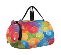 GuoChe Borsa a tracolla nera con scomparto per scarpe pratica borsa a tracolla per andare shopping, Colore 6., 1 size, Moderno/adattabile