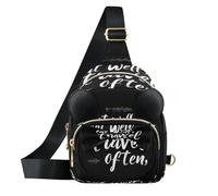 GuoChe Borsa a tracolla per bambine | Borsa a tracolla con decorazione per orecchie Mangia bene Viaggia spesso