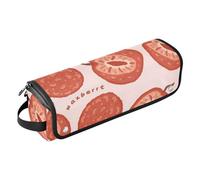 GuoChe Borsa da viaggio per attrezzi da donna, con tappetino rimovibile resistente al calore, a doppio strato, custodia da viaggio per piastre, piastre, arricciacapelli, litchi dai toni ricchi