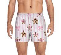 GuoChe Boxer da uomo in cotone elasticizzato tessuto elasticizzato traspirante taglie S-XXL classico, Autunno Flower Truck Amore Essere Nana, X-Large
