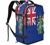 GuoChe Capacità del tessuto 20L durevole dello zaino di viaggio con i multi scomparti per gli studenti universitari, Bandiera delle Isole Pitcairn, One Size, Zaini multiuso di base