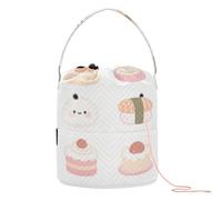GuoChe Carino Cartoon Sushi Modello Uncinetto Borse Crochet Organizer Bag Portatile Borsa da Viaggio per Lavoro a Maglia Strumento di Lavoro