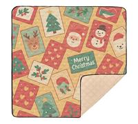 GuoChe Cartoline di Natale modello morbida schiuma per interni ed esterni 1 pezzo pancia tempo attività tappetino per
