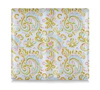 GuoChe Custodia a portafoglio in pelle di alta qualità per auto e tessere, per uomo e donna, essenziale, per qualsiasi auto, camion, moto, rimorchio o barca, motivo cachemire colorato