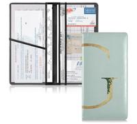 GuoChe Custodia a portafoglio in pelle sintetica per auto e assicurazione, per uomini e donne, essenziale per qualsiasi auto, camion, moto, rimorchio o barca G