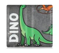 GuoChe Custodia in pelle per auto registrazione, assicurazione e carta d'identità, per uomo e donna, per documenti essenziali, patente di guida, carte "Dino Dinosaur" Dino Scene