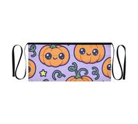 GuoChe Cute Pumpkin Seamless Pattern Short Waist Grembiule 12 pollici impermeabile