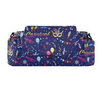 GuoChe doppio passeggino organizzatore Carnevale Viola Vacanze Festa Mardi Gras Blu Scuro caddy telaio passeggino con tracolla antiscivolo & Passeggino accessori para carro de ni?os para frio,