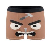 GuoChe Fai da te Determinazione Look Mens Boxer Breve Pantaloncini Traspirante Biancheria Intima per Gli Uomini Raffreddamento Boxer Para Homb, Aspetto determinazione fai da te, X-Large
