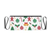 GuoChe Grembiule da server con elementi natalizi, 30,5 cm, impermeabile