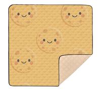 GuoChe Happy Moon - Tappetino morbido imbottito per interni ed esterni, con stampa di Halloween, lavabile, per bambini