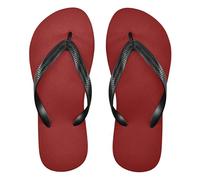 GuoChe Infradito da donna in gomma, comode, per nuoto, escursionismo, viaggi, yoga, Marrone granata, Medium