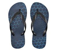 GuoChe Infradito da donna in gomma, essenziali per nuoto, escursionismo, viaggi e passeggiate, Stile stampa pelle di serpente Doderblue, X-Small