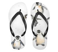 GuoChe Infradito da uomo in gomma, leggere, da donna, per nuoto, escursionismo, viaggi e passeggiate, Simpatico pinguino., XX-Large